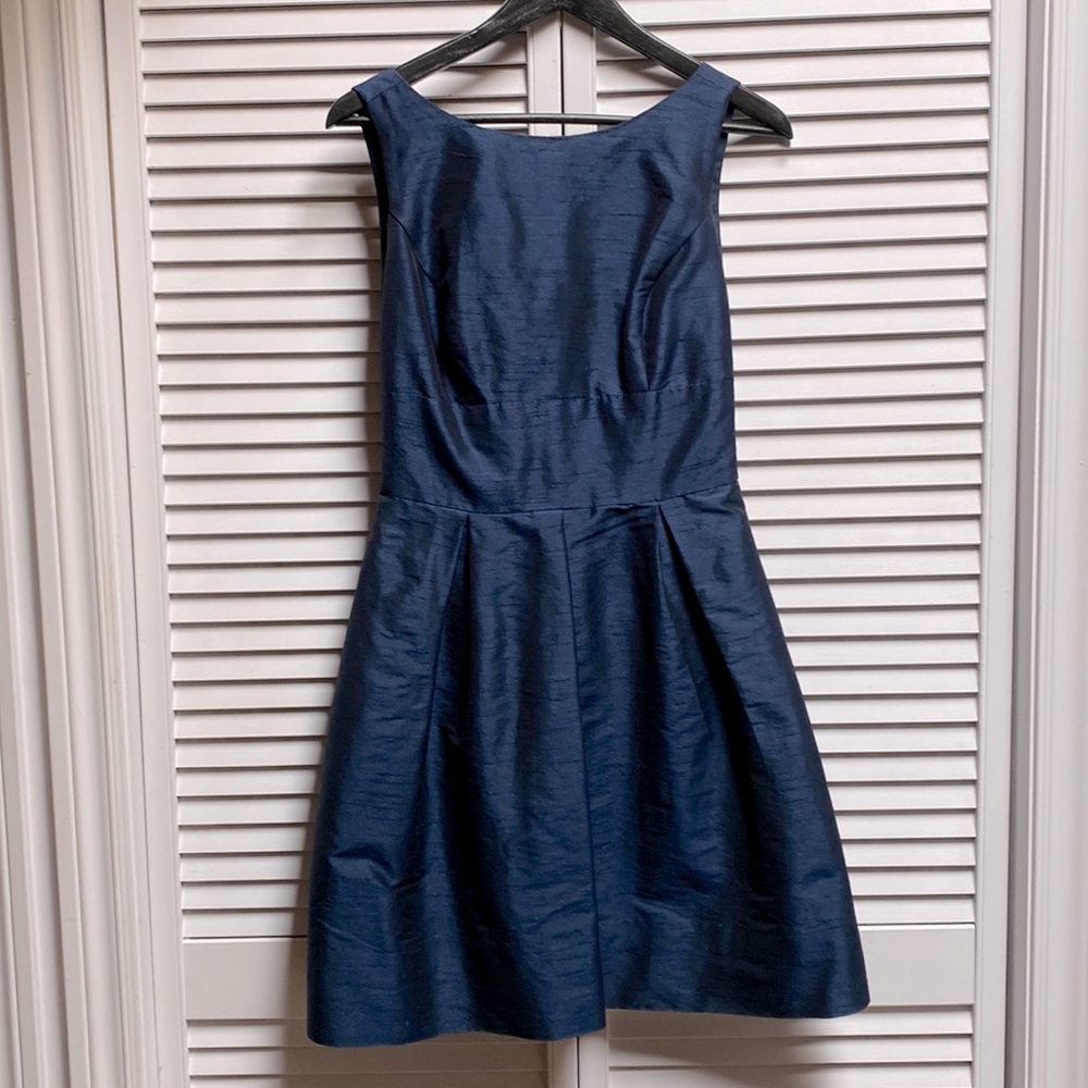 Metallic dark blue vintage style dress sizeXS-S